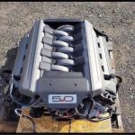 2012 Ford Mustang GT coyote engine.