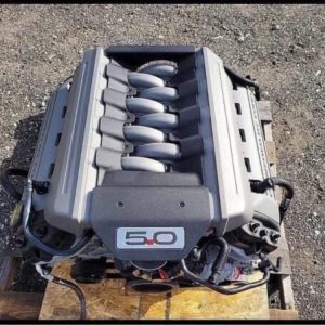 2012 Ford Mustang GT coyote engine.