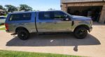 A.R.E. camper shell. Came off a 2022 F250 with a 6’9” bed. Carbon Grey. Everything works as it should. Comes with 1 key 🔑. - Image 8
