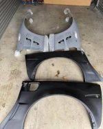 C6 Corvette ZR1 style Fiberglass and Duraflex wide body aftermarket fenders