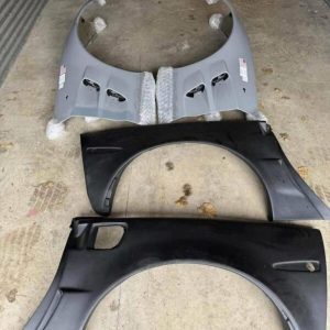 C6 Corvette ZR1 style Fiberglass and Duraflex wide body aftermarket fenders
