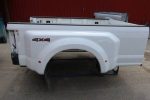 Used like new 17-22 Ford F-250/F-350 Super Duty White 8ft Long Dually Bed
