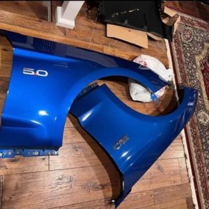 OEM Fenders for 2018-2023 Mustangs. Painted lightning blue.