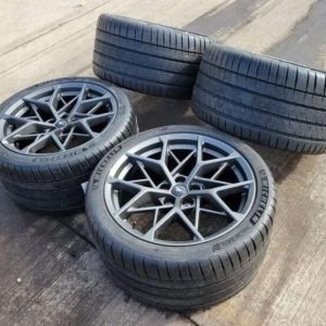 19” Ford Mustang Mach 1 GT Performance OEM wheels rims tires Gray 2021 2022 NEW