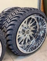 New 24x14 TIS 547C 8x170  New 33x13.50r24 AMP M/Ts - Image 5