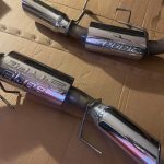 Mustang borla s-type exhaust polished