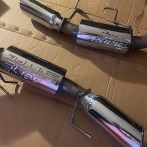 Mustang borla s-type exhaust polished