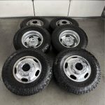17in OEM ford f350 Dually wheels 255/60/17 Toyo open country at3 tires.