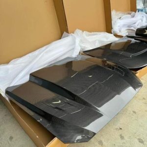MUSTANG DOUBLE SIDED CARBON FIBER COWL HOOD