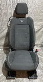 2015-2017 Ford Mustang GT Premium S550 Black Cloth Front Seats / Pair - Image 6