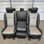 2003-2018 dodge ram 1500 2500 black leather crew cab front and rear seats