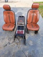 2017-2022 Ford super duty f250 king ranch front seats with center console in perfect condition with no rips or tears on the seats.  ‎‎ - Image 6