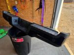 2022 ford f350 platinum rear bumper good shape no rust can Oem platinum black bumper ford f250 and f350 2017-2022. - Image 3
