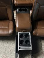 Ford F250/F350 platinum interior comes complete with everything seats center console door panels with switches pillars with seat belts and all plastic trimming carpet and headliner and complete dashboard - Image 4