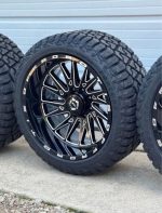New 22x12 TIS 547bm 8x6.5  New 33x12.50r22 fortune r/ts - Image 2