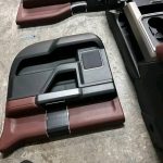 2017–2019 Ford Super Duty Platinum Interior, Red/Dark Marsala - Image 2