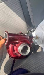Stage 1.5 Garrett Turbo for 99-03 7.3 Powerstroke - Red Powder Coat - Image 2