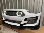 2018 to 2023 Mustang GT Mach 1 Style Front bumper noxford white brand new - Image 6