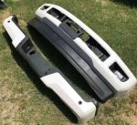 2017-2022 Ford F250/ F350 Platinum OEM Bumpers with Sensors and Fog light. Pearl white Front  Rear - Image 4