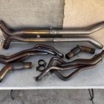 American racing headers 17’8 with connection pipes and x pipe coming off a 2022 mustang gt. fit any 18-23 mustang gt.