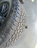 20in OEM ford f350 lariat blackout wheels 275/65/20 Goodyear wrangler a/t tires  Wheels are 20in OEM wheels off a 2022 ford f350 lariat blackout package. - Image 7