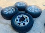2016 ford f250 king ranch wheels and new tires BRIDGESTONE fits 99 too 24