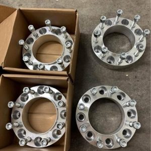 Set of (4) 2 inch wheel spacers for ford 8x170, brand new. F250-f350, Comes with nuts.