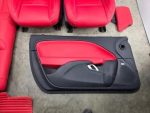 Dodge Challenger R/T Shaker 15-23 Custom Red Interior Leather Door Panel Seats - Image 5