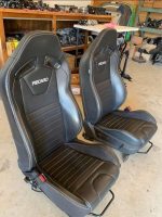 11-14 Mustang Leather Recaro seats in perfect condition - Image 3