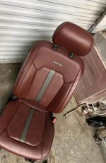 2015–2019 Ford Super Duty Platinum Interior, Red/Dark Marsala - Image 11