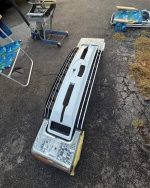 17-22 f250 headlights and grill (OEM) painted Oxford white in great conditions  Will sell separately