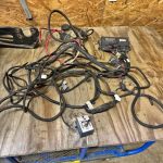 Fisher plow truck side for ford superduty 08-16 this is a 3 plug set up will work on any 3 plug fisher plow. Comes with controller complete set up, will fit f250 f350 f450 and f550 .