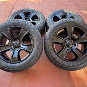 20" Dodge Ram 1500 Wheels & Falken Tires No curbrash, bents, or Cracks. Tires still have lots of tread Wheels wheel fit any Ram 1500 2019-2025 (6lugs)