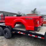 Brand new Ford take off 8ft bed with bumper tailgate lights and bolts off of a brand new 2024 Ford f350. Will fit f250 and f350 trucks