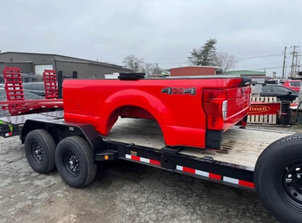 31483365-22d5-406f-9665-dfeb1bd518b2-600x442-1 Brand new Ford take off 8ft bed with bumper tailgate lights and bolts off of a brand new 2024 Ford f350. Will fit f250 and f350 trucks