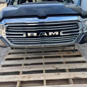 2019-2024 dodge ram 1500. Front clip has been cut behind the firewall, no dash or interior pieces just front end, Fenders, grill, headlights, hood and bumper .