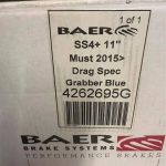 Bear drag brakes front and rear  New never used. Car got sold, no longer need them. 2015 and newer S550 Mustang. - Image 6