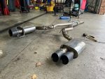 2018+ Ford Mustang GT Borla ATAK 3 Active exhaust with Carbon Fiber tips. - Image 3