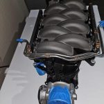 Gen 3 Mustang motor with intake, fuel rails, injectors, and throttle body included - Image 3