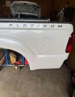 2011-2016 ford f350 platinum take off 8ft bed tailgate and bumper - Image 4