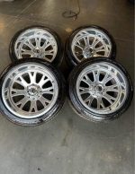 22x12 kg1 forged “ace” wheels 305/40/22 ultra sport street tires  Wheels are 22x12 KG1 forged, concave series, -44 extremely hard to find design - Image 3