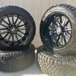 Set of 4 Hostile Predator 22x12 Wheels & 35" Kenda Klevers"