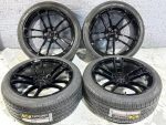 20x9.5 20x11 GLOSS BLK SRT HELLCAT WHEELS TIRES CHARGER CHALLENGER RED EYE 392 - Image 2