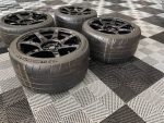 OEM Ford set of GT350R carbon wheels, TPMS sensors, Michelin Cup 2 Tires and center caps. - Image 2
