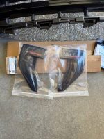 Grille 2021 TO 2023 GLOSS BLACK  Fender Vent Badges 2021 TO 2025 GLOSS BLACK F150 tailgate stickers GLOSS BLACK License Plate Frame GLOSS BLACK Brand New - In Box Give your F-150 a fully blacked-out look with the Ford Performance Black Appearance Package. F-150 Black Pack - Image 2
