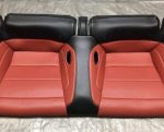 2015-2020 Mustang OEM red leather rear seats (coupe) – Excellent condition, direct bolt-in! - Image 3