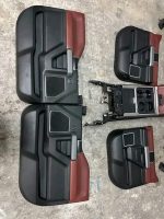 2017–2019 Ford Super Duty Platinum Interior, Red/Dark Marsala - Image 15