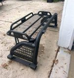 Heavy Duty Truck bed rack with upper cargo storage rack. - Image 4