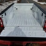 White Ford Super Duty Long Bed Truck Box With Tailgate & Tail Lights SRW
