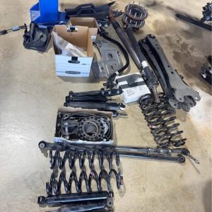2020 and one sets off a 2022  2 sets of springs and shocks One set of driveshafts  10 lug spacer assembly 2 Trac bar brackets 1 set of rear blocks  1 set of radius arms  Factory brake lines  Factory lug nuts